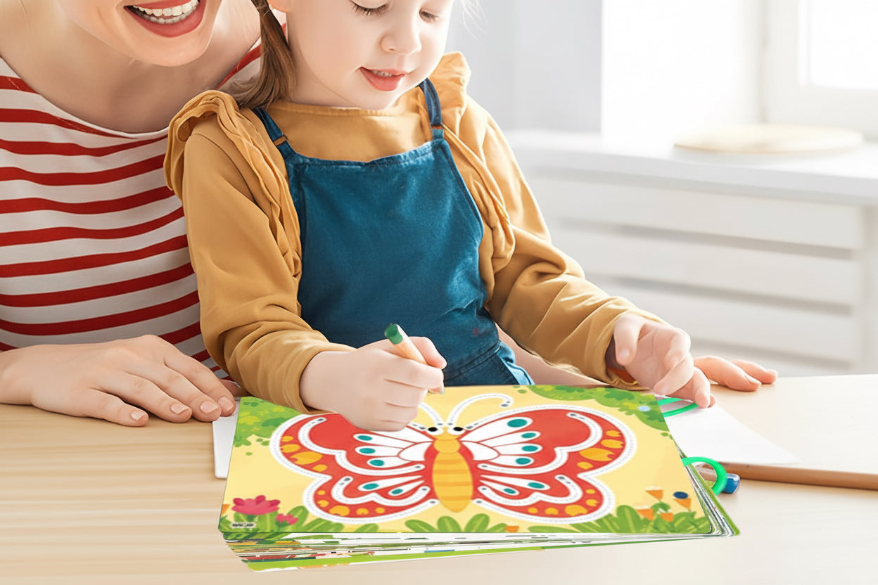 Magical Pen Control & Pre-Writing Workbook – Reusable Tracing Set