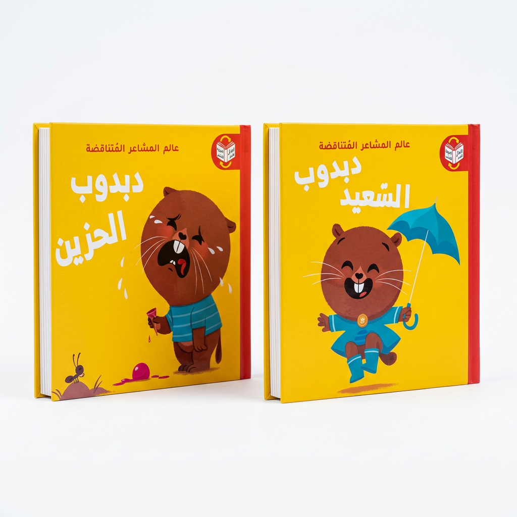 كتاب عالم المشاعر المتناقضة: دبدوب السعيد / دبدوب الحزين