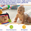 Cloth tummy time mirror book