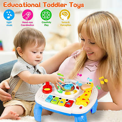Musical multifunctional learning table