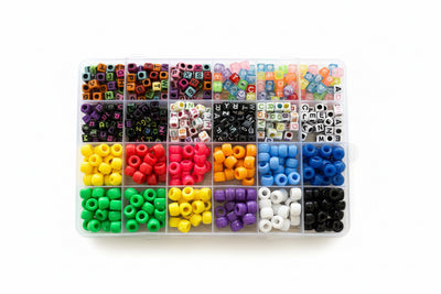 Clay Beads Jewelry Making Kit – 24 Colors DIY Bracelet & Necklace Craft Set No 4