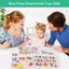3-in-1 Wooden Peg Puzzle Bundle – Fruits, Vegetables, and Jungle Animals
