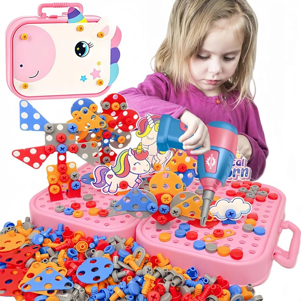 Unicorn Electric Drill puzzle set 298 pieces