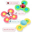 Sensory Toy Fidget Spinner with Suction Cup 3 pcs