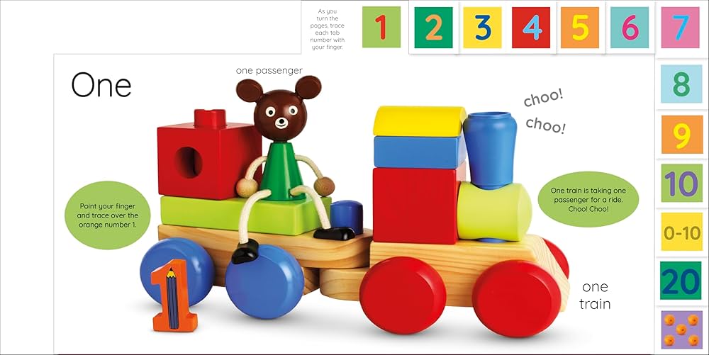 My First Numbers – Interactive Tabbed Board Book for Counting