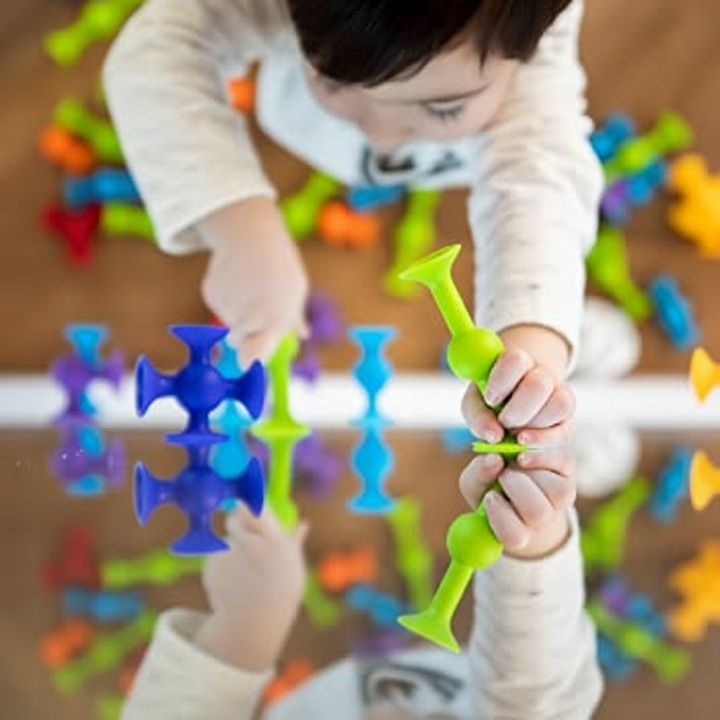 Flexi-Grip Sensory Suction Set – 50-Piece "Pop & Build" Construction Kit