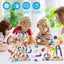 Flexible Magnetic Tube 66-piece Building Set – STEM Creative Construction