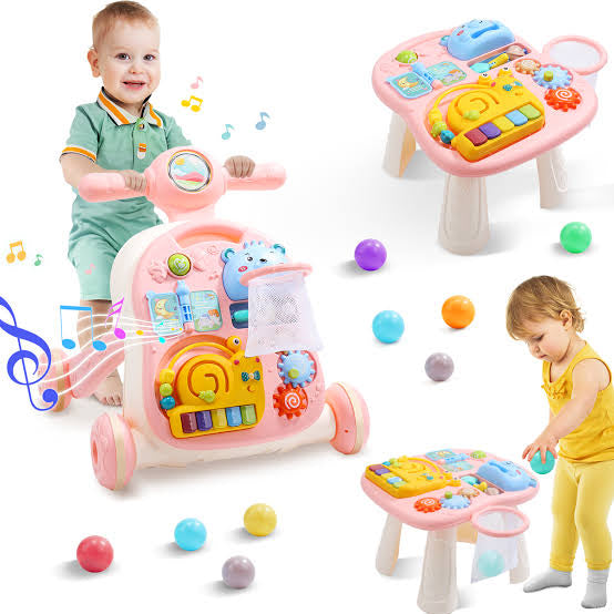 Joystone 3-in-1 Baby Sit-to-Stand Learning Walker & Activity Table