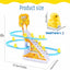 Small Duck Stair-Climbing Track – Musical LED Slide & Escalator
