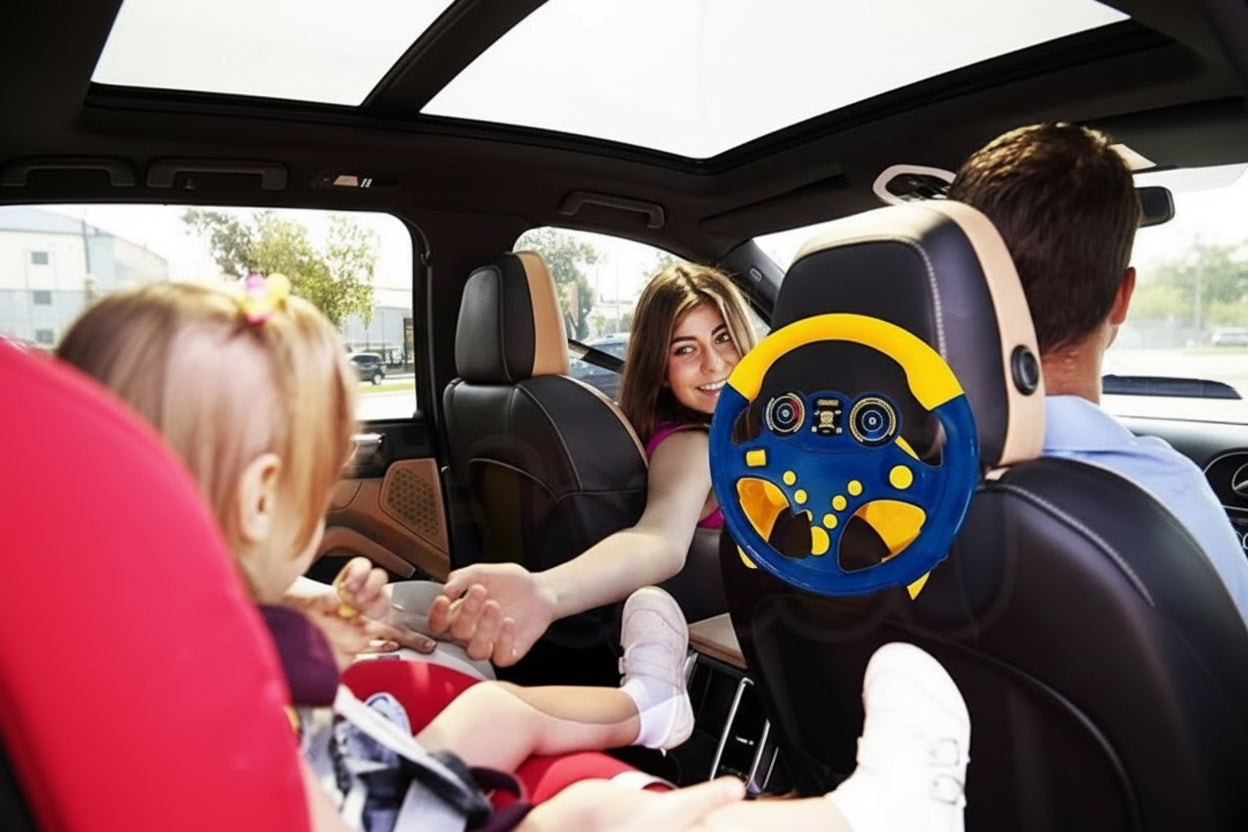Steering wheel 360 degree toy