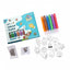 DIY 3D "Colored Crystal Glue Painting" Creative Art & Crafts Set with Mold Pendants & Suncatcher Keychains (Ages 3+)