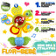 Zoop Toys Flower Interactive Musical Activity Wheel | Ages 6m+ | Master Sensory Calibration & Fine Motor Mechanics