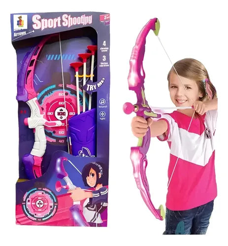 Glow-Action Precision Archery Set | Ages 3+ | Enhance Focus & Athletic Coordination
