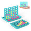 Connect  Four Travel Board Game Sensory Montessori Toy for Kids (Ages 3-6)