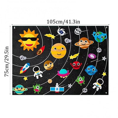 Interactive Solar System Felt Story Board – Cosmic Learning Adventure