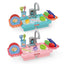 Kids Electric Play Dishwasher & Sink Toy Set with Running Water – 19 Pieces