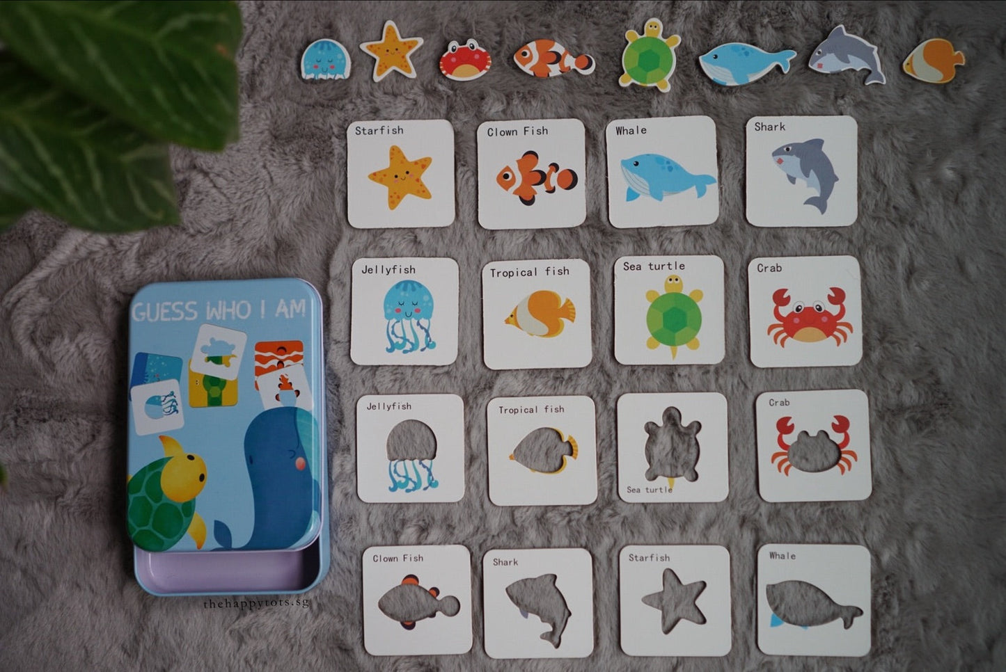 Guess Who I Am Puzzle - Sea Animals
