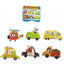 Intellect Toys Puzzle 6 in A Box- Animals and Transportation