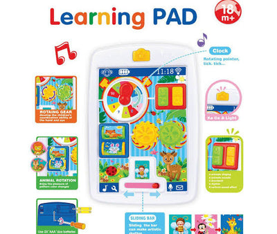 Baby learning pad toy