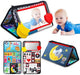 High Contrast Baby Tummy Time Mirror Toy â€“ Sensory Development Activity Mat