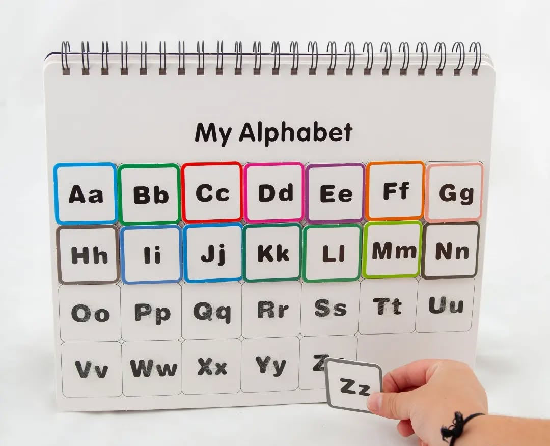 Preschool Busy Book – Interactive Learning Binder for Early Skills