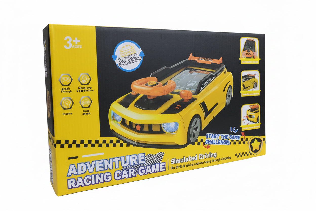 Racing Car Adventure Game – Handheld Interactive Steering Wheel Simulation
