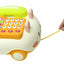 Cute Rabbit Mobile Phone Car Ages 1+ Interactive Sound Toy Gift For Kids