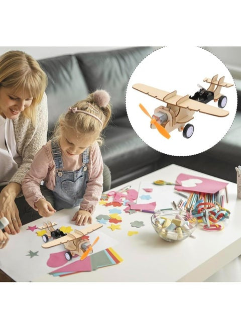 3D DIY Wooden Aircraft Model – Handmade STEM Construction Kit