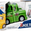 Military car deformation track toy