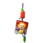 Soothing Sensory Plush – Hanging Stroller Toy with Rattle & Teether