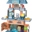 2-in-1 Kids Supermarket Play House – Salesclerk Mall Role Play Set