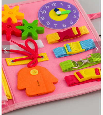 Toddler Discovery Sensory Busy Book – Early Learning & Fine Motor Skills