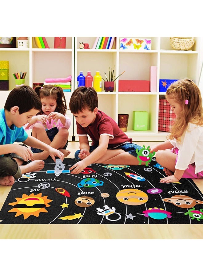 Interactive Solar System Felt Story Board – Cosmic Learning Adventure