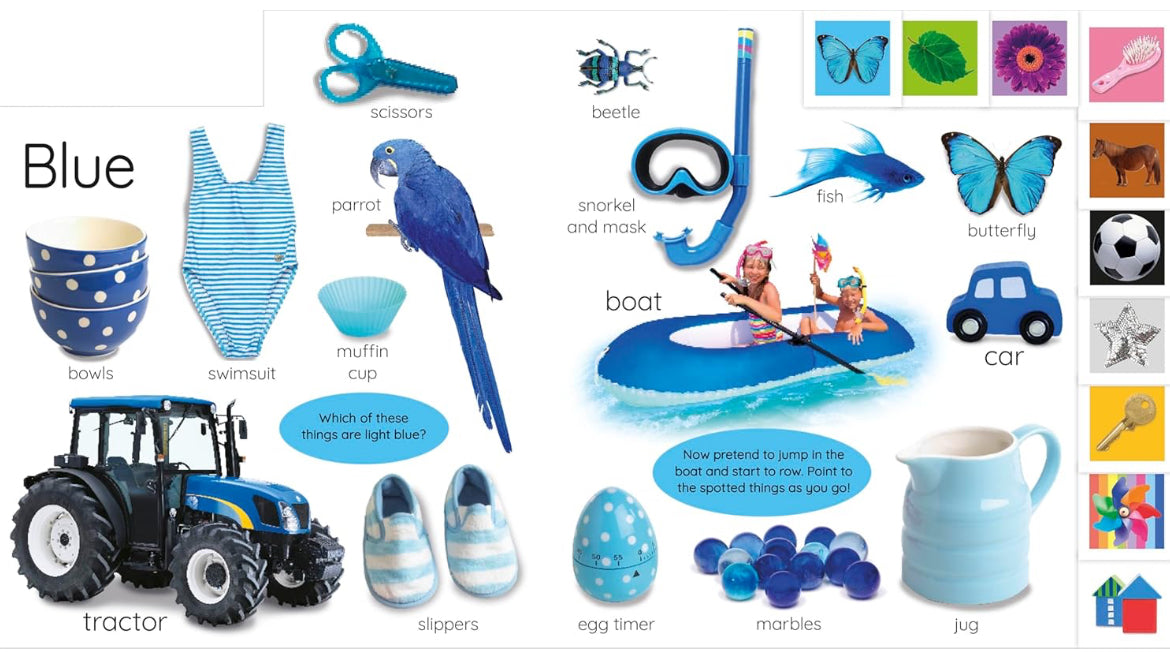 My First Colors – Interactive Tabbed Board Book for Early Learning