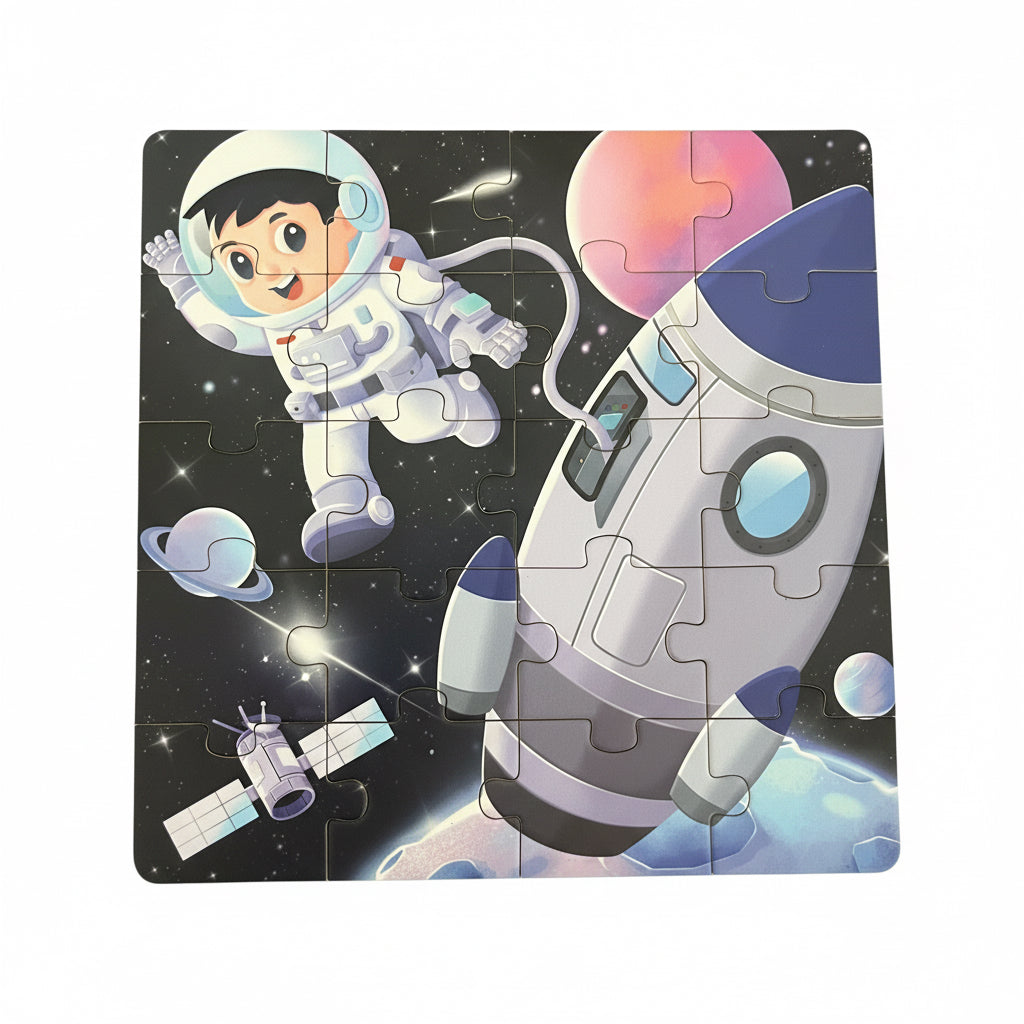 3-in-1 Aerospace Adventure Magnetic Puzzle Book – Step 4 Progressive Learning