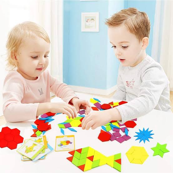 Pattern blocks 130 pcs