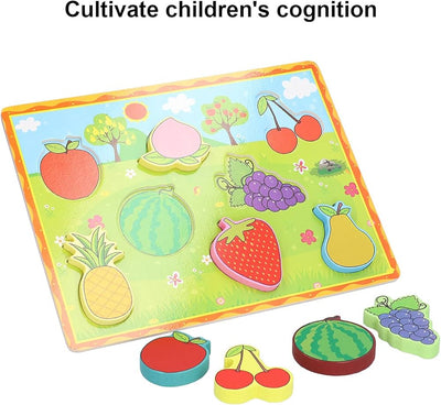Wooden Chunky Puzzle Fruits-7 Pieces
