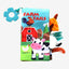 Farm Animals Soft Cloth Book for Babies – Sensory Tails & Sound Buttons (0–36 Months)