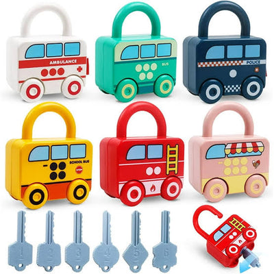 Locks  cars and keys toy