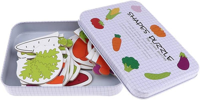 Wooden Vegetables Shape  Puzzle Set( 2 Pieces)