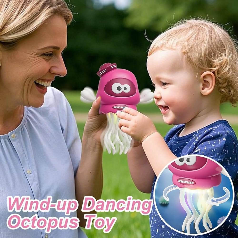 Musical Dancing Octopus Toy with Lights – Crawling & Interactive Baby Toy
