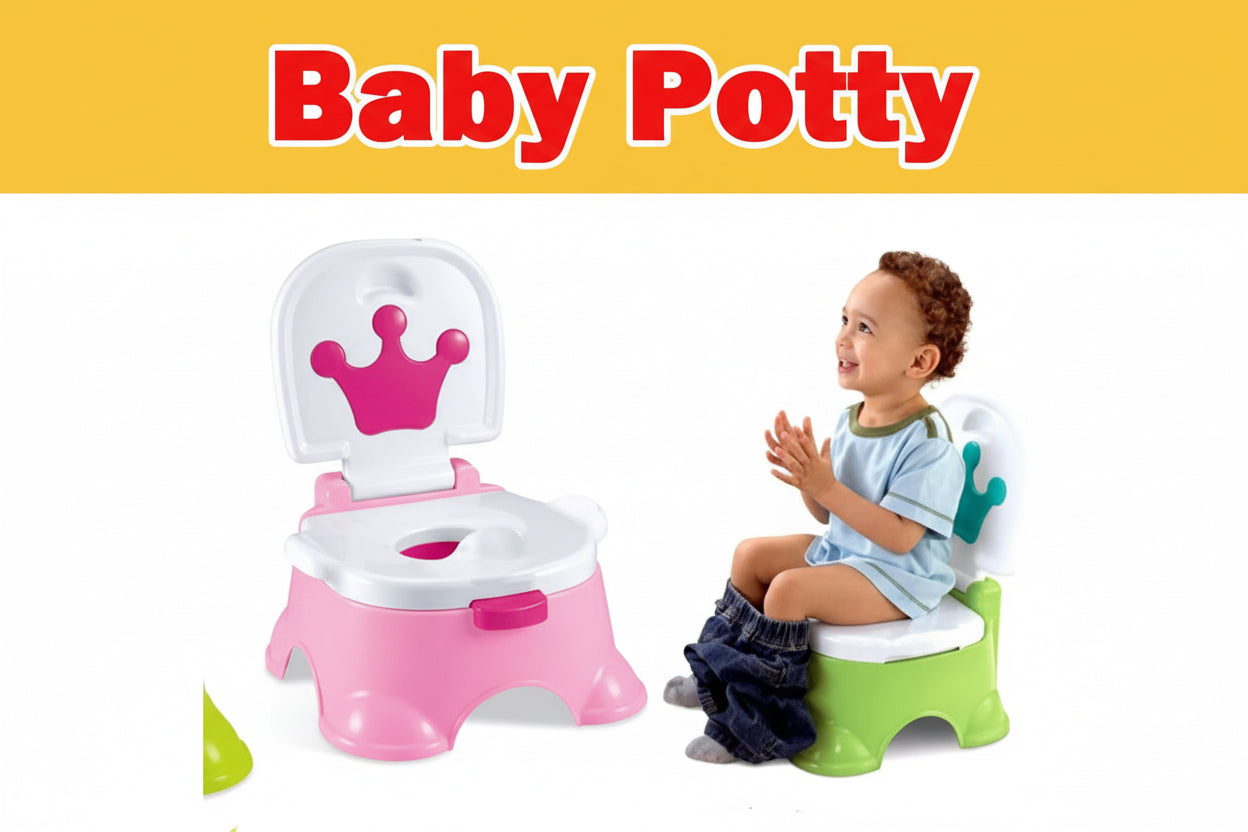 iBaby Baby Potty Chair – Pink Training Potty for Girls