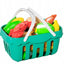 68-Piece Toddler Pretend Play Food Set with Cutting Tools & Grocery Basket