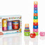 Rainbow Stacking & Nesting Cups – 2-in-1 Educational Play Set