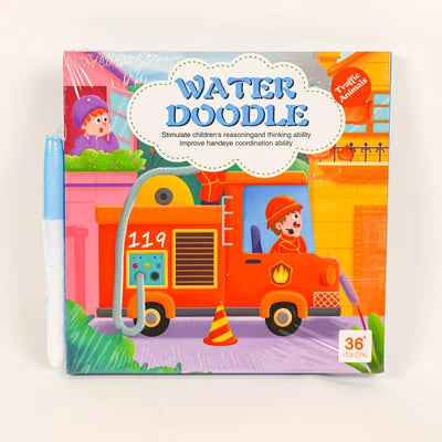 Traffic & City' Magic Water Doodle Book – 2-in-1 Creative Learning