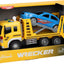 Transporter Tow Truck with Lights & Sounds – Includes Mini Car