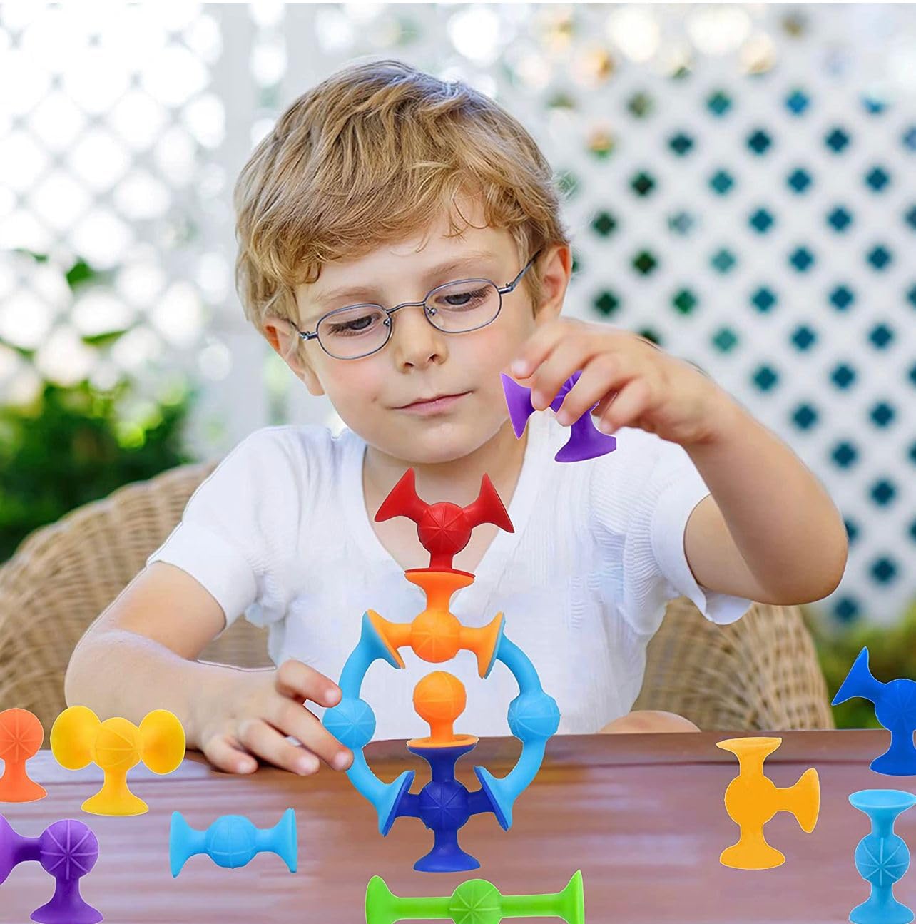 Flexi-Grip Sensory Suction Set – 50-Piece "Pop & Build" Construction Kit