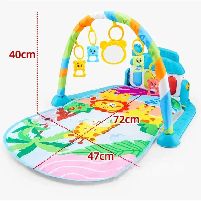 Musical baby piano mat