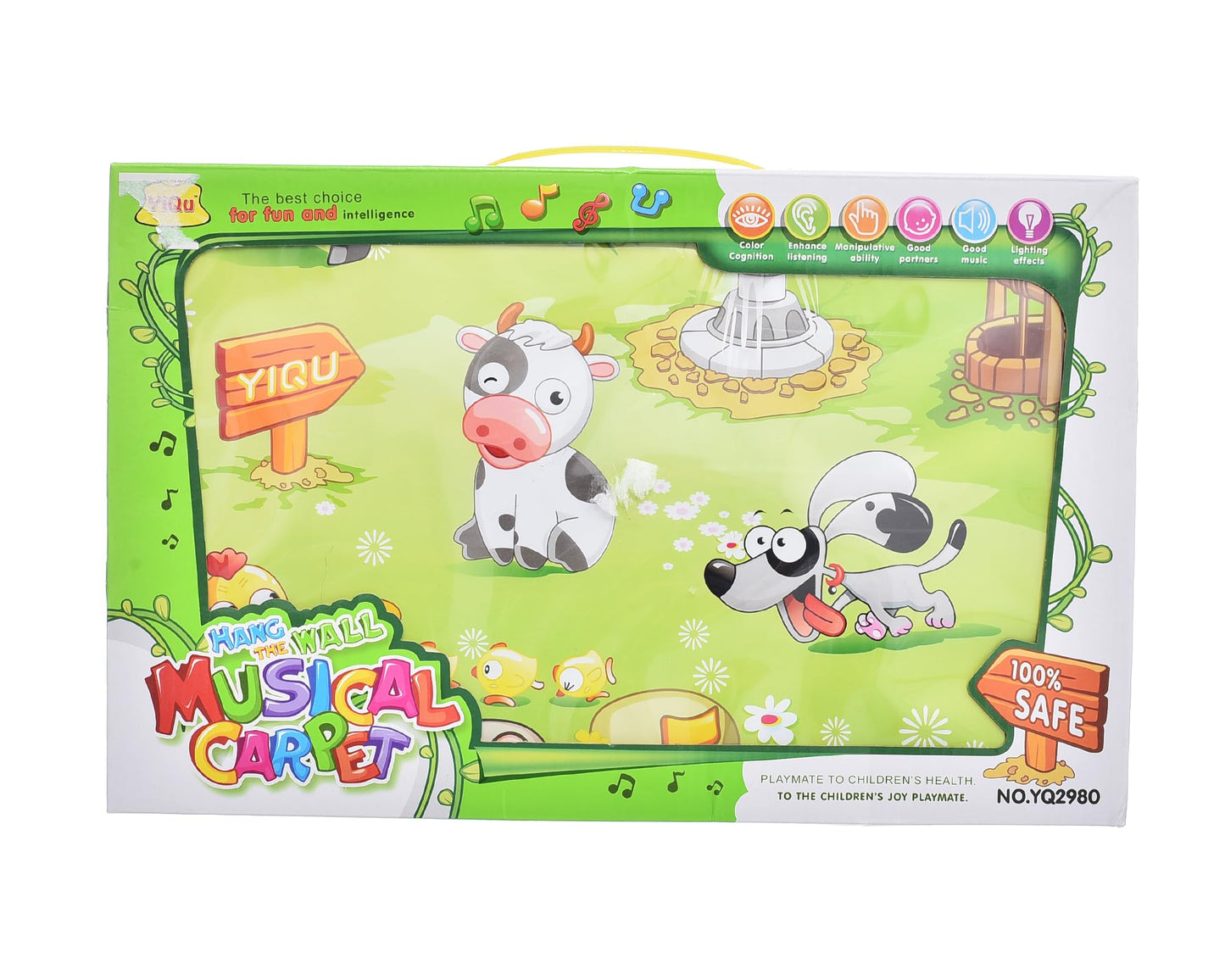 Fabric Rectangle Learning Musical Carpet Toy