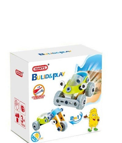 build and play 53 pcs Plastic Meccano